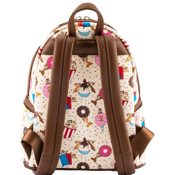 Loungefly x Disney Chip and Dale Sweet Treats Snack Bag NEW Mini Backpack NWT main image 7
